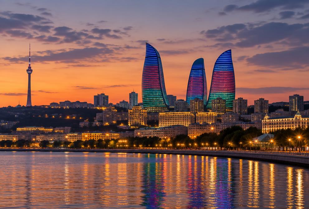 Representative view of Baku, Azerbaijan