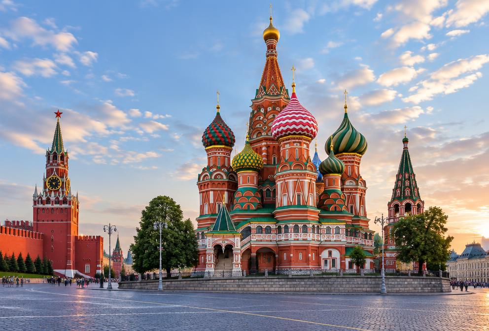 Representative view of Moscow, Russia